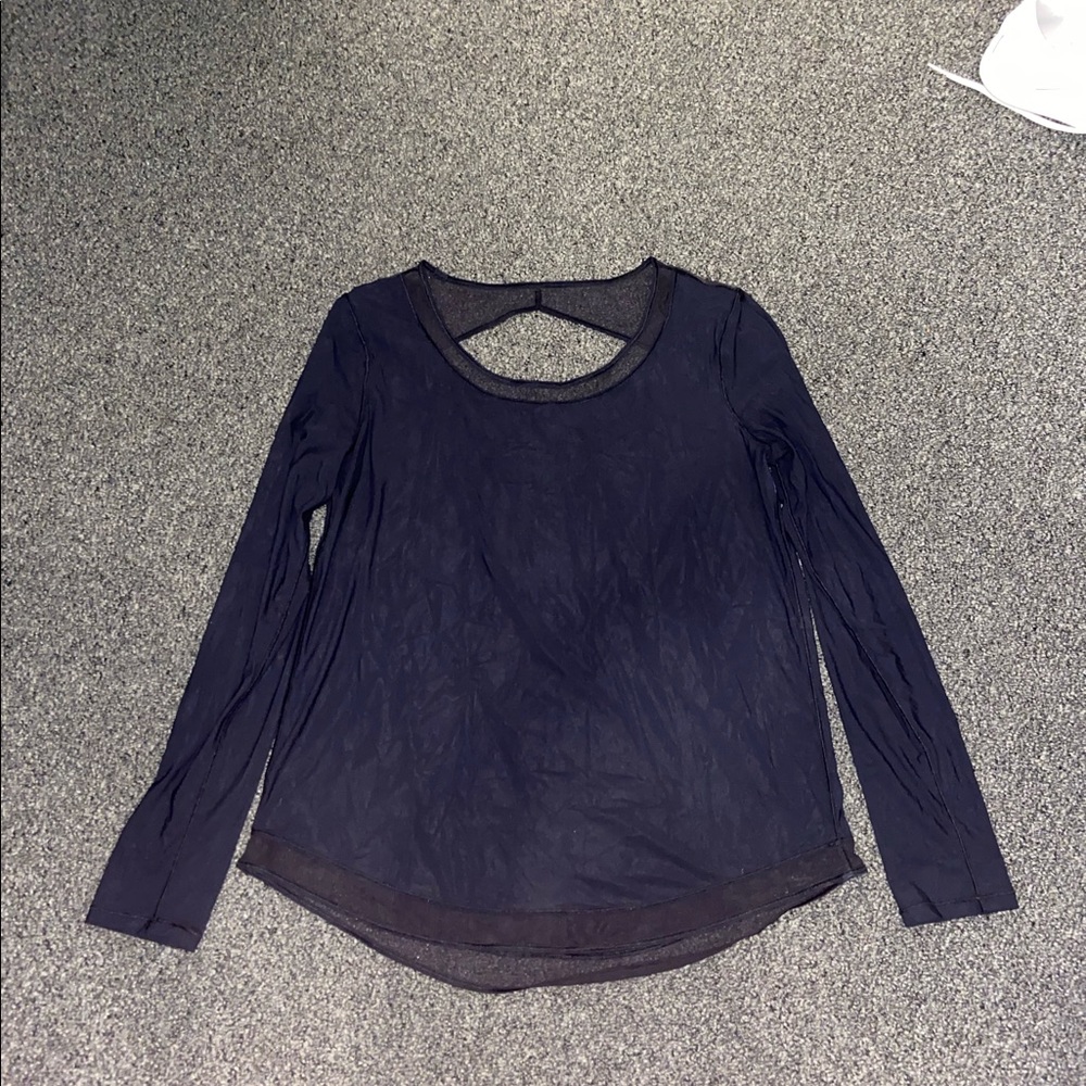 Black Lululemon long sleeve